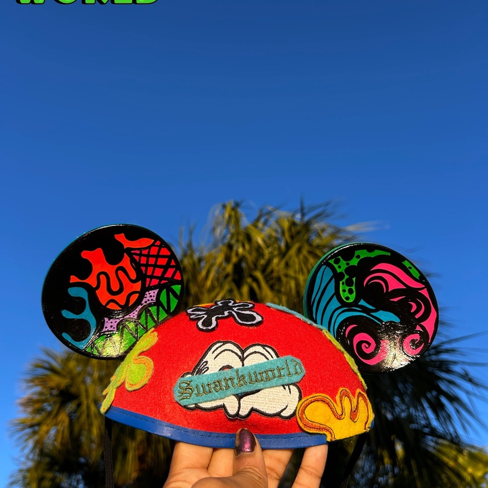 Colorful Swankworld Mouse Ears Hat